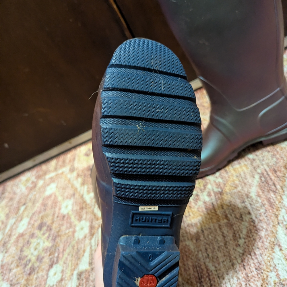 Hunter Black Rain Boots - Picture 3 of 3